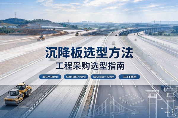 新平沉降板选择方法